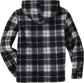 Men's Flannel Jacket Fleece Sherpa Lined Plaid Jackets Coat